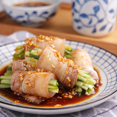 黃瓜肉卷【孔老師教做菜】的做法-家常味拌菜譜