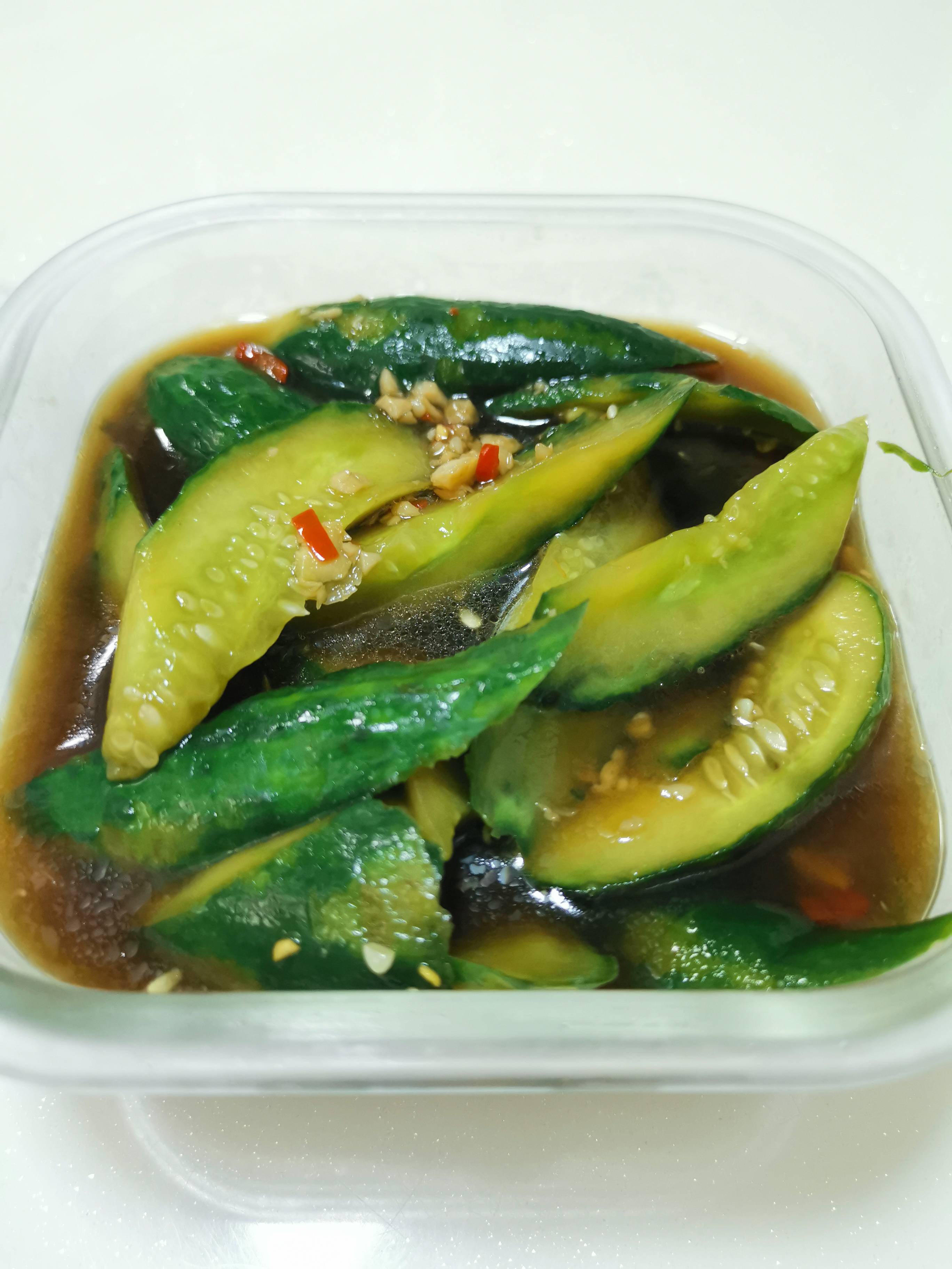 涼拌黃瓜的做法-酸甜味腌菜譜