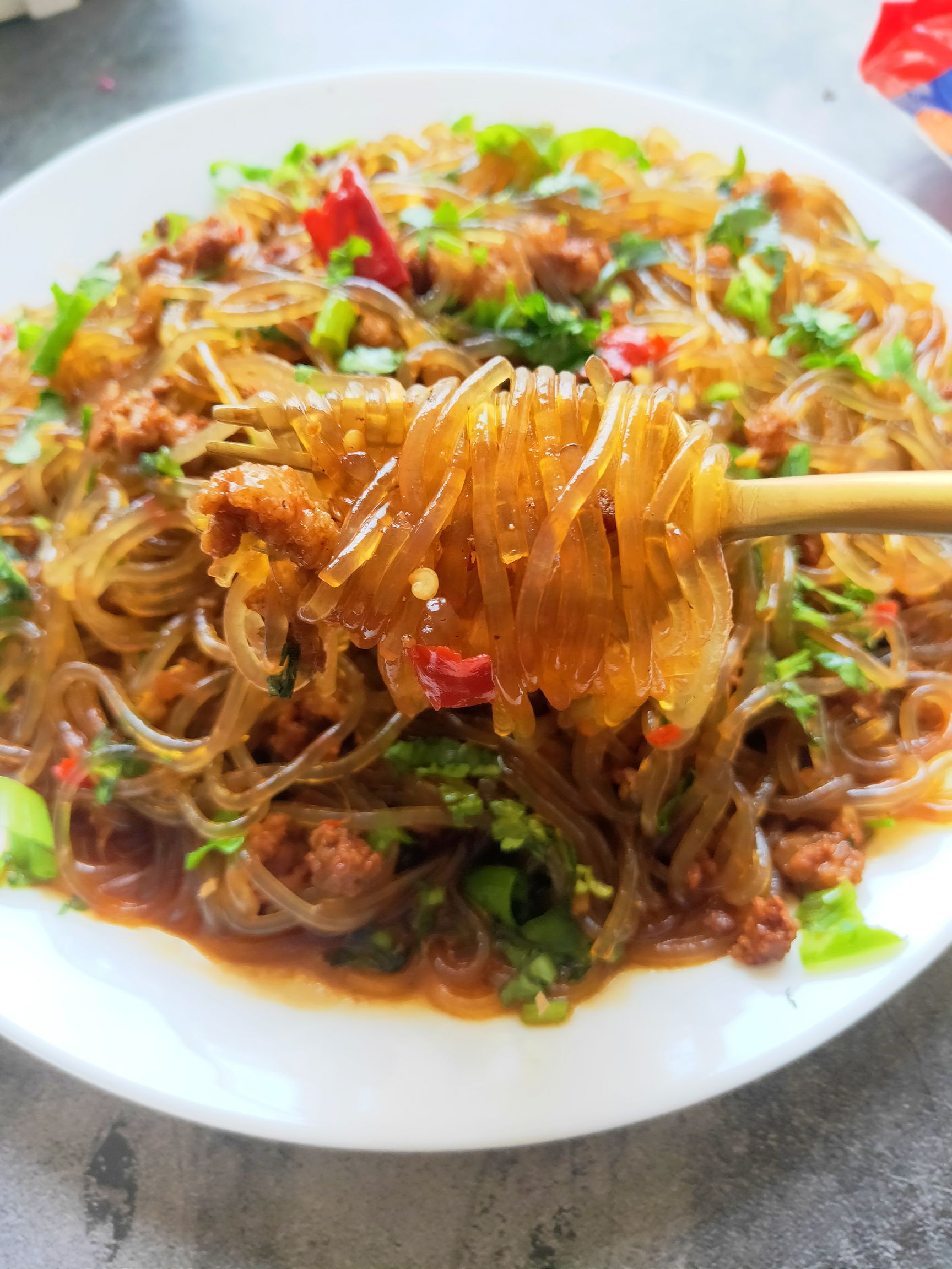 肉沫粉條的做法-咸鮮味炒菜譜-易網健康養生網 肉沫粉條的做法-咸鮮味炒菜譜