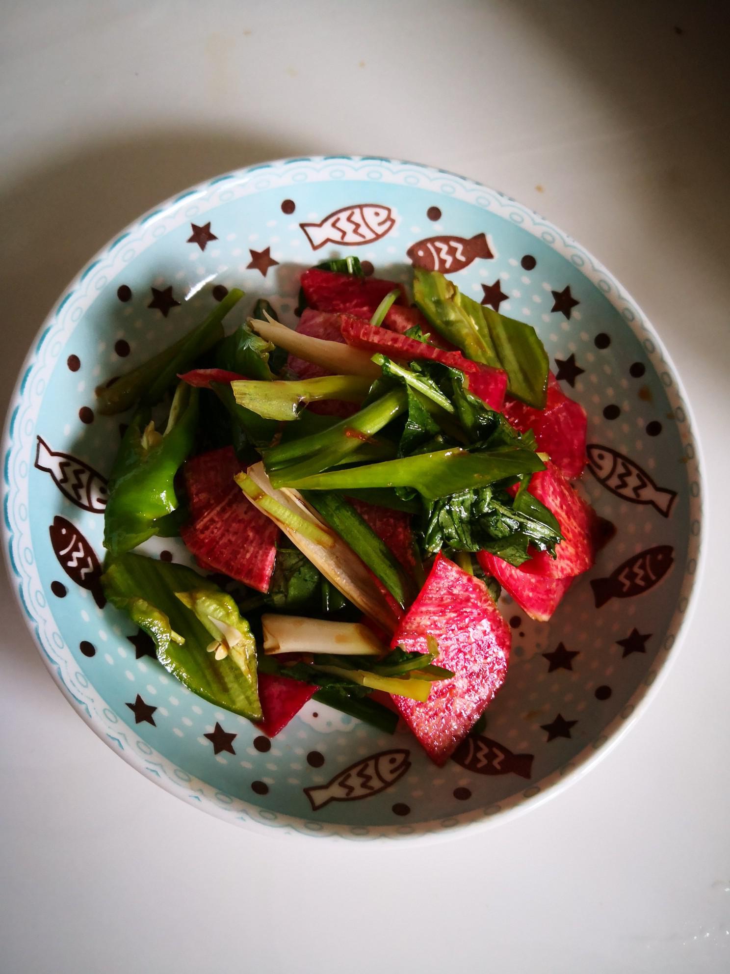 小蔥拌心里美的做法-酸甜味拌菜譜-易網健康養生網 小蔥拌心里美的做法-酸甜味拌菜譜