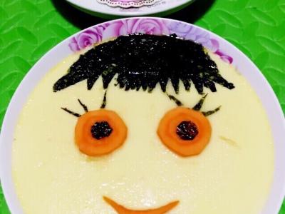 三文魚蒸雞蛋，小孩子的最愛。的做法-咸鮮味蒸菜譜