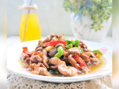 辣椒炒雞肫的做法-家常味炒菜譜