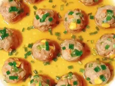 時蔬小丸子的做法-家常味蒸菜譜