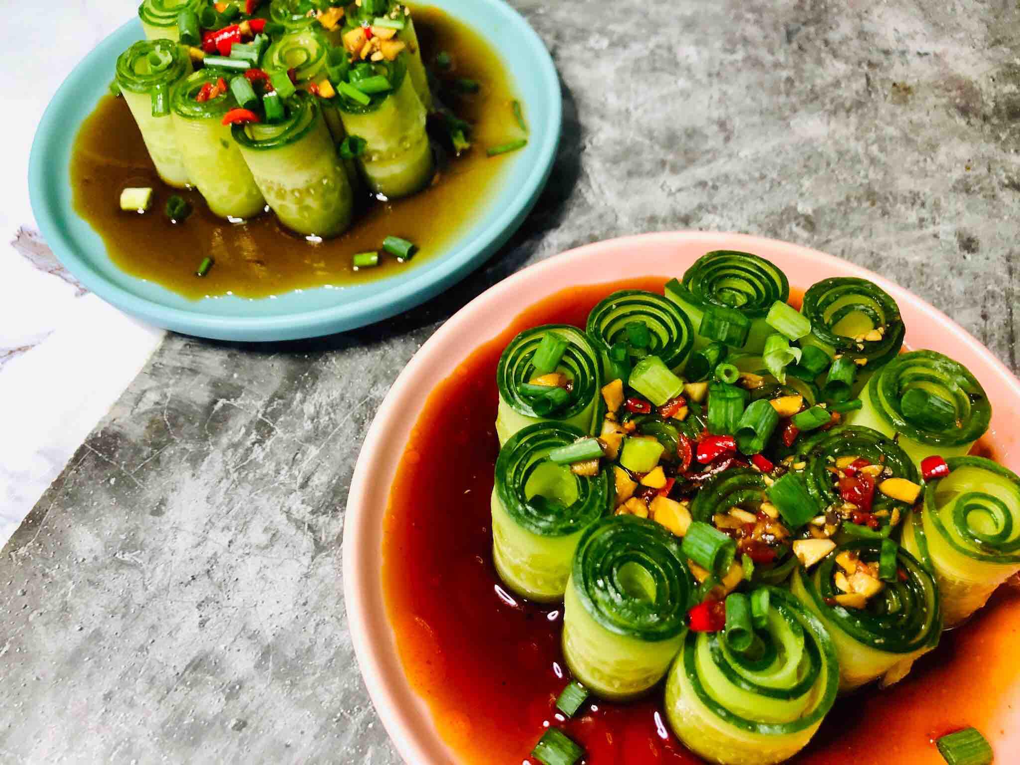 涼拌黃瓜的做法-酸辣味拌菜譜