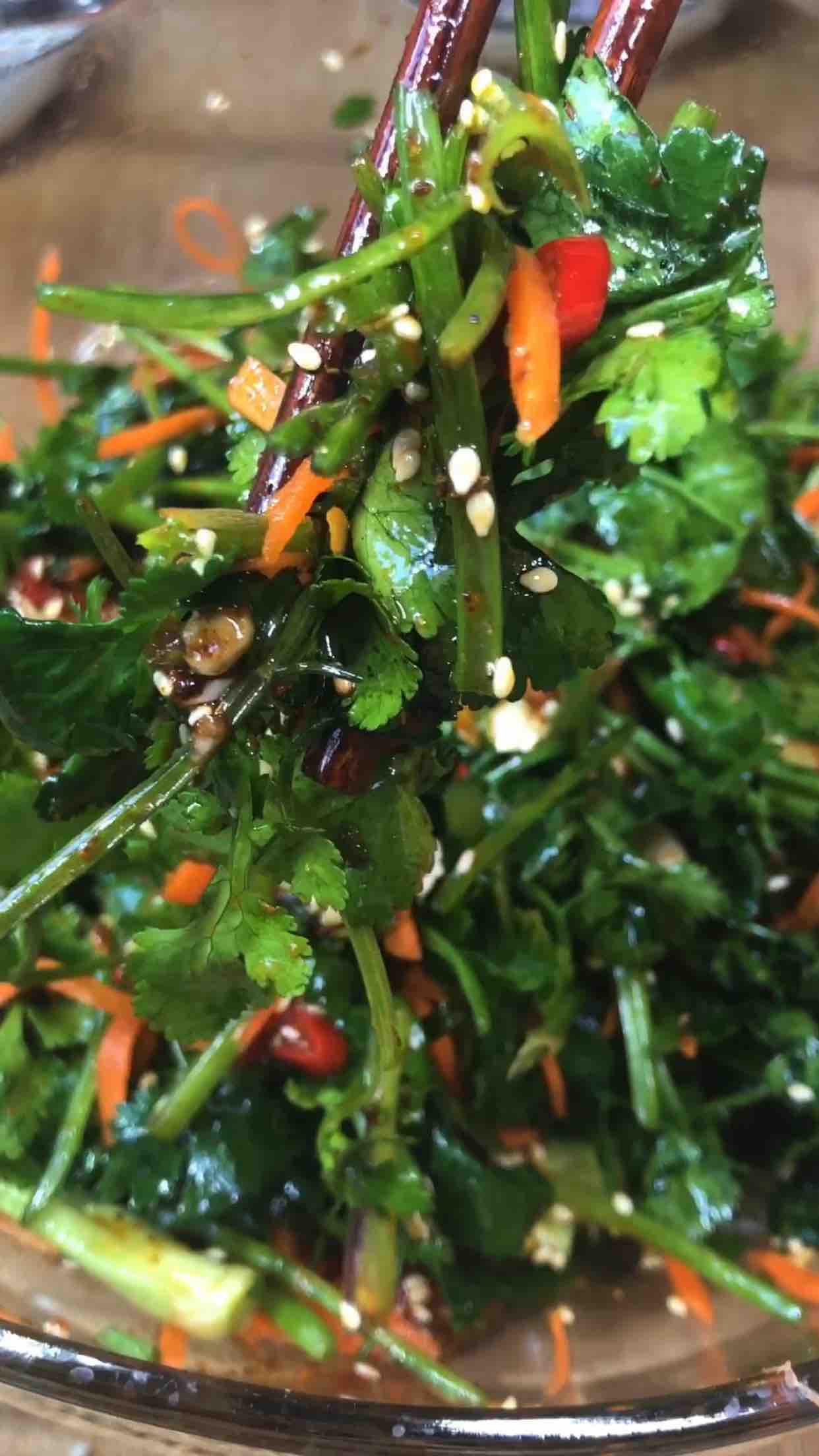 絕味香菜的做法-香辣味拌菜譜