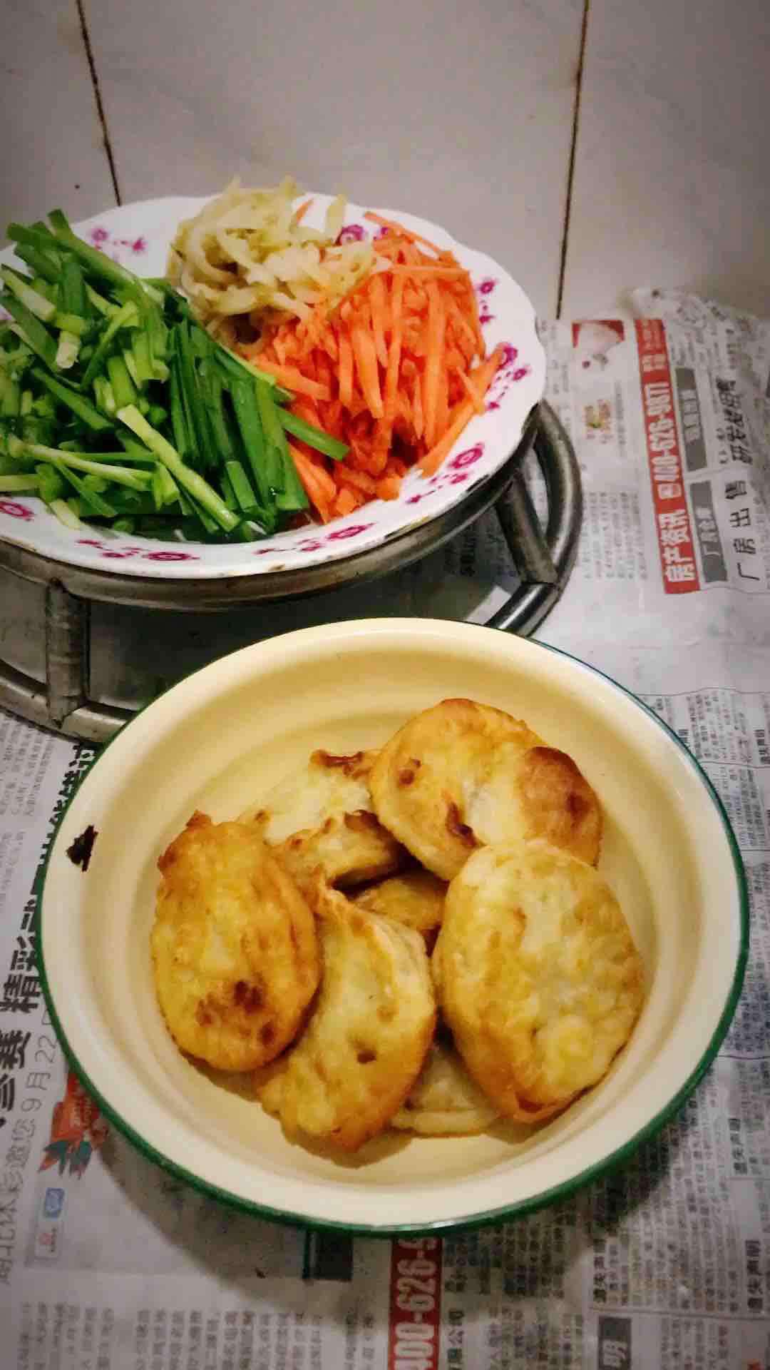 酥炸鮮肉藕盒的做法-家常味炸菜譜