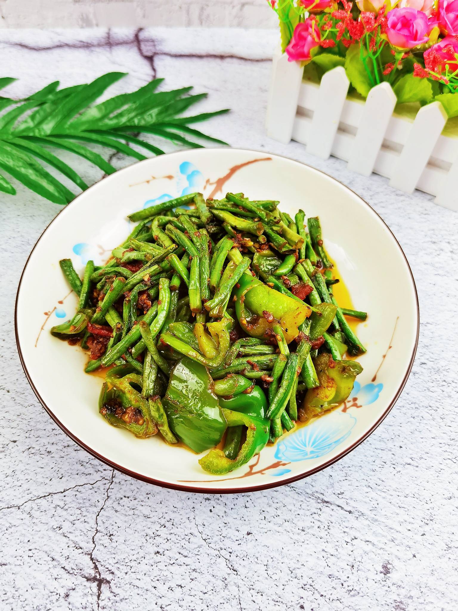 素炒豇豆角的做法-咸鮮味炒菜譜