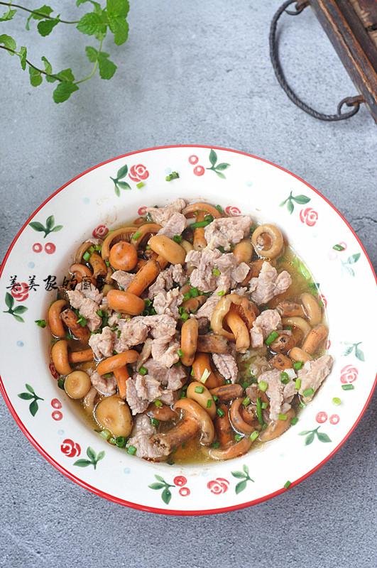 樅菌蒸豬肉的做法-家常味煮菜譜