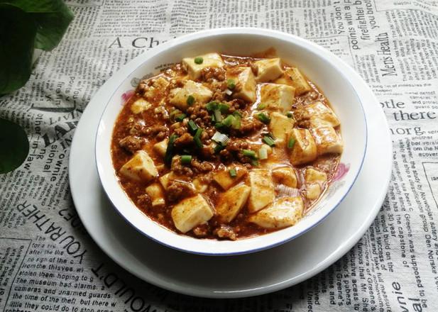 懶人麻婆豆腐的做法-麻辣味炒菜譜