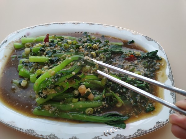 蒜香菜心的做法-家常味其它工藝菜譜