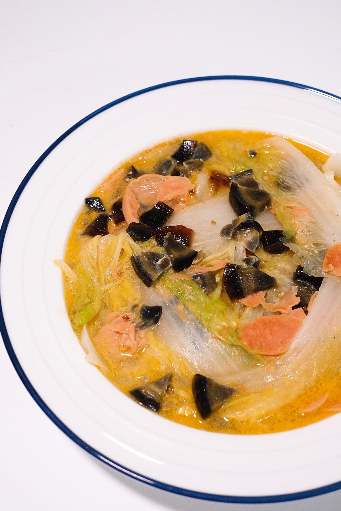 上湯娃娃菜的做法-咸鮮味煮菜譜