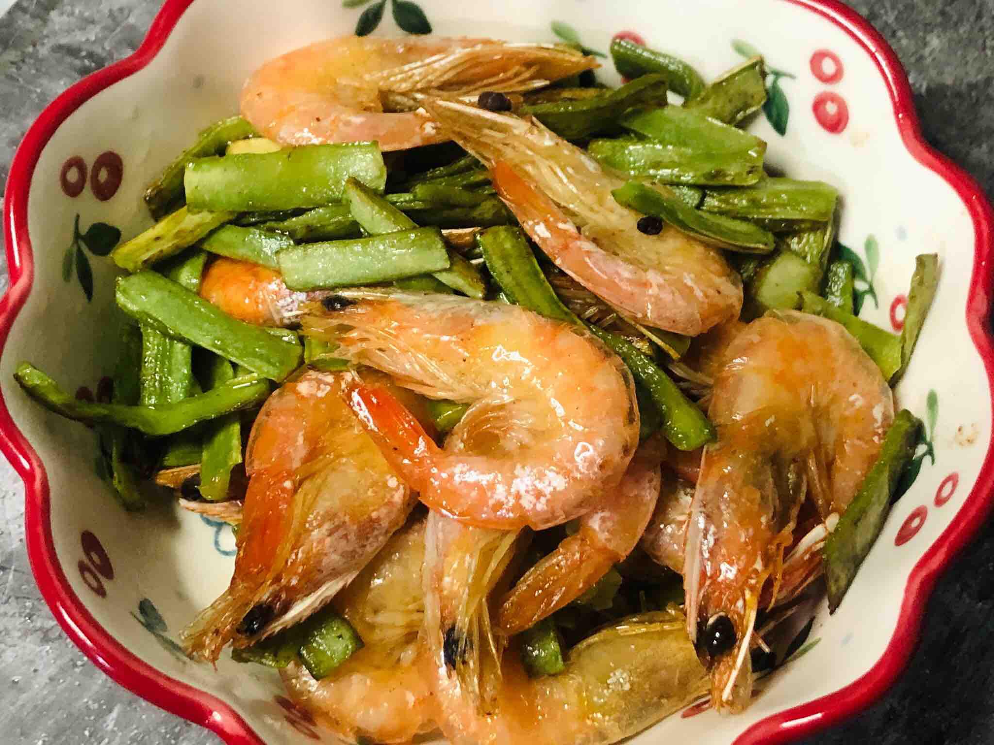 清炒貢菜紅蝦的做法-家常味炒菜譜