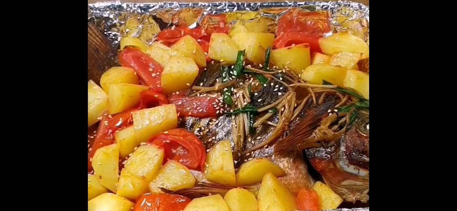 烤箱版烤魚的做法-家常味烤菜譜