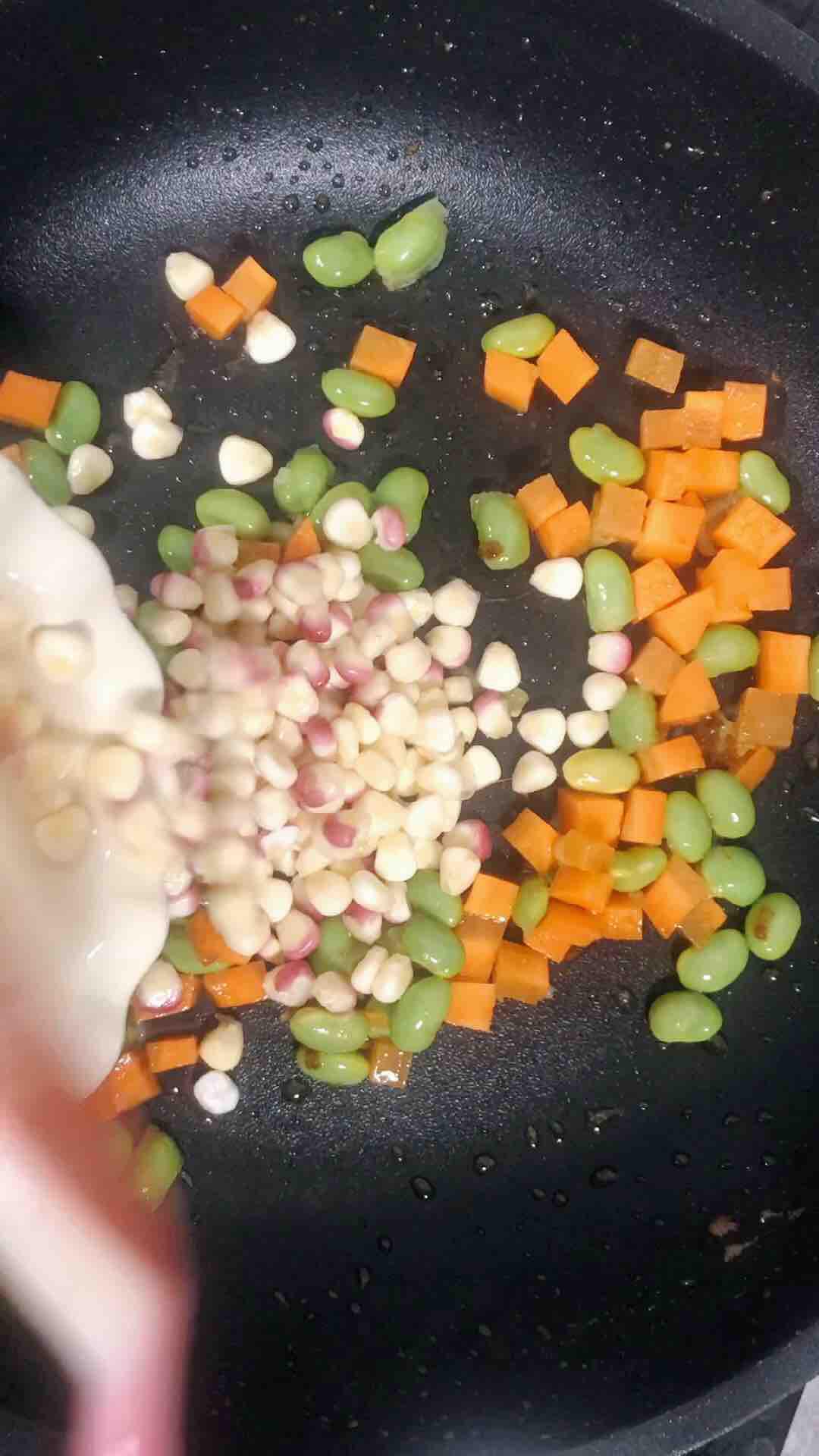 彩蔬蝦仁的做法-咸鮮味炒菜譜