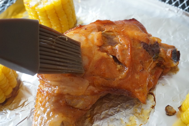 空氣炸新奧爾良雞腿的做法-蒜香味烘焙菜譜