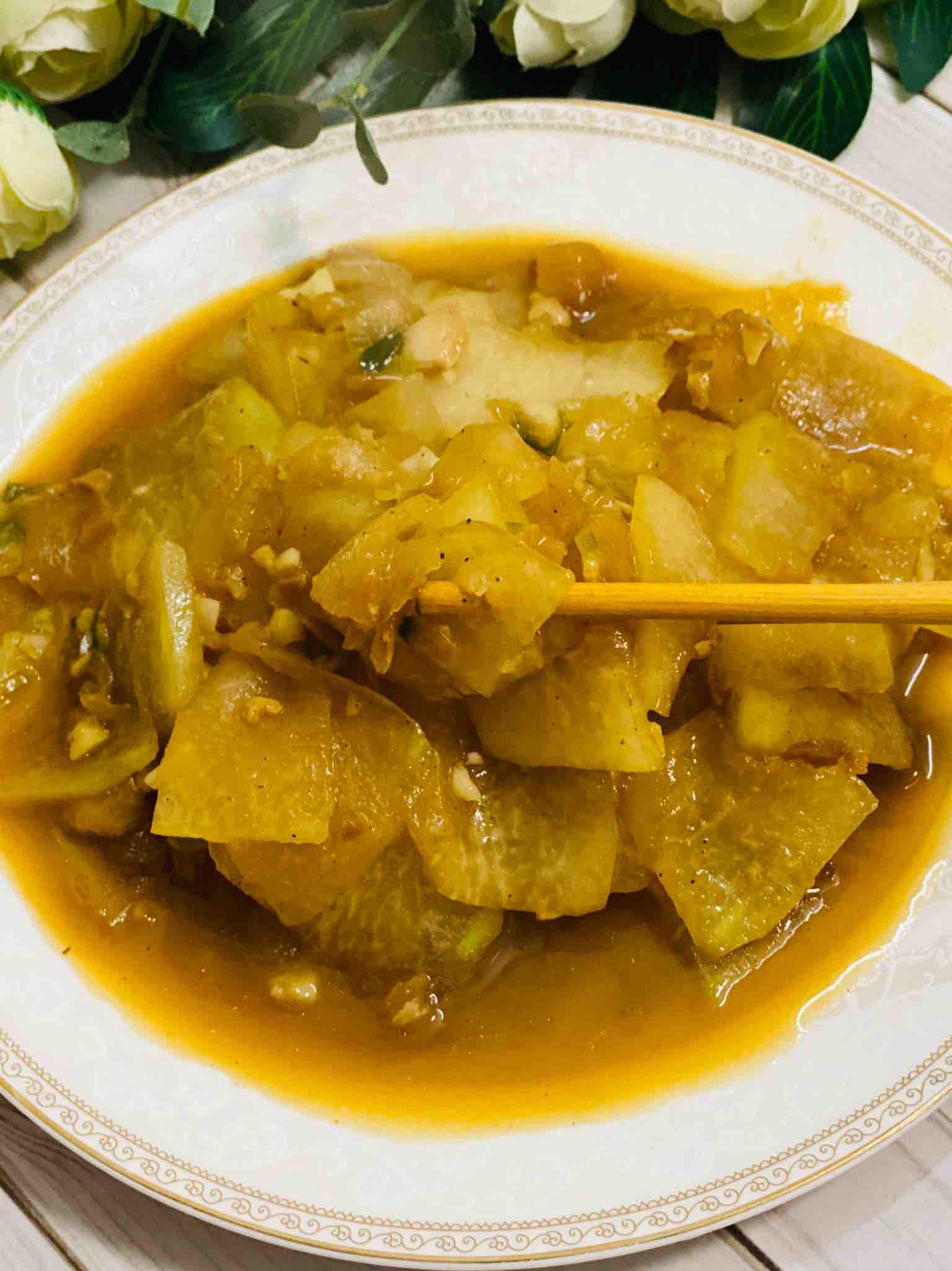 醬燜冬瓜好下飯的做法-咸鮮味炒菜譜