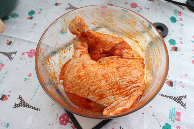 奧爾良烤雞腿（空氣炸鍋）的做法-家常味炸菜譜