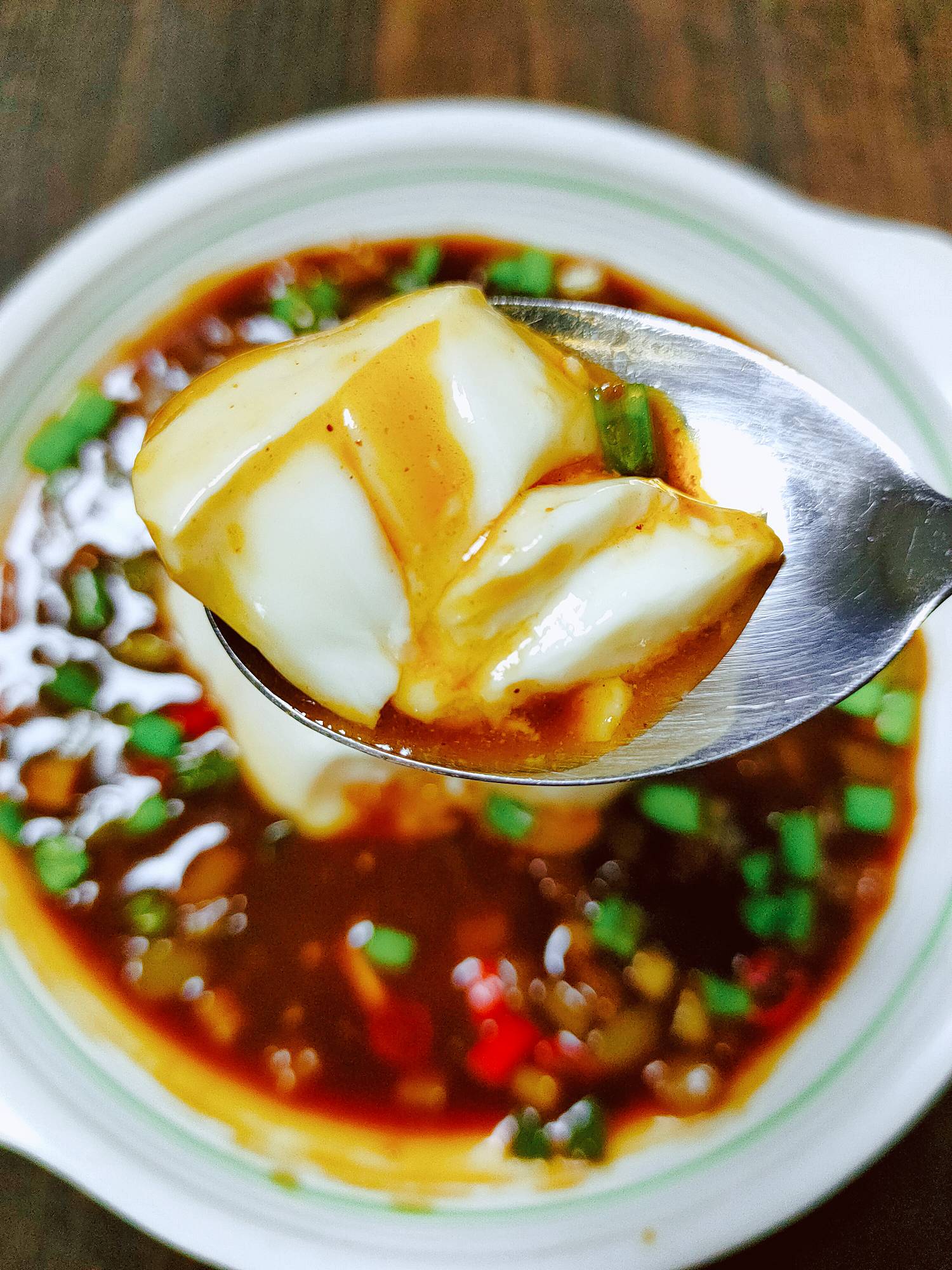 #深夜最饞的美食#蘸汁豆腐的做法-酸辣味拌菜譜