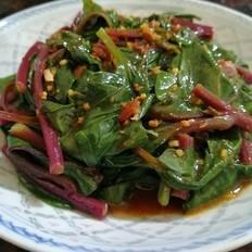 很簡(jiǎn)單并也不失美味可口~~醬香潺菜的做法-家常味煮食譜