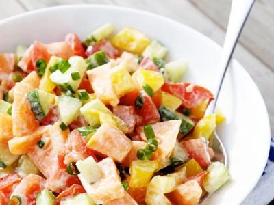 酸奶蔬果沙拉的做法-家常味其他加工工藝食譜