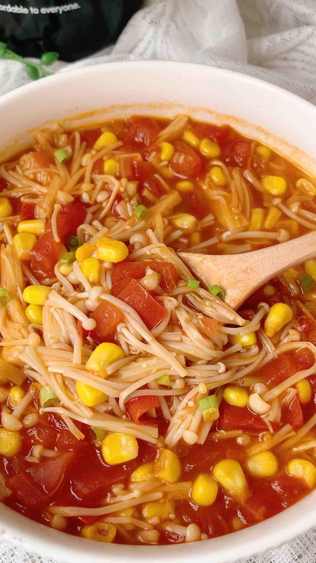 茄汁金針菇的做法-酸甜味煮菜譜