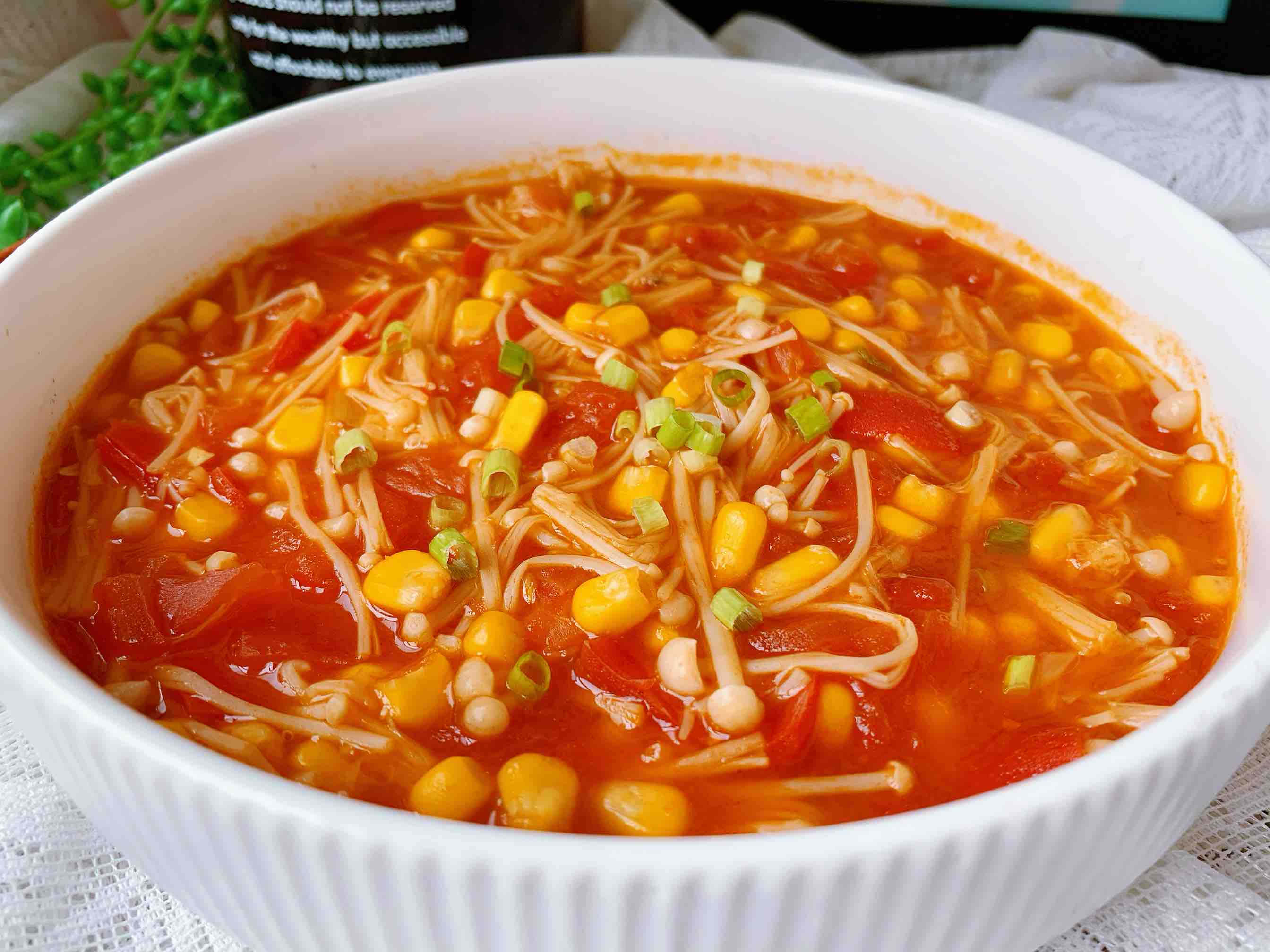 茄汁金針菇的做法-酸甜味煮菜譜