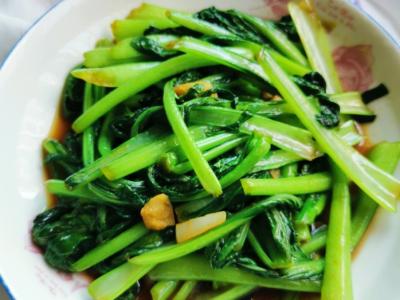 蒜炒菜心的做法-家常味炒菜譜