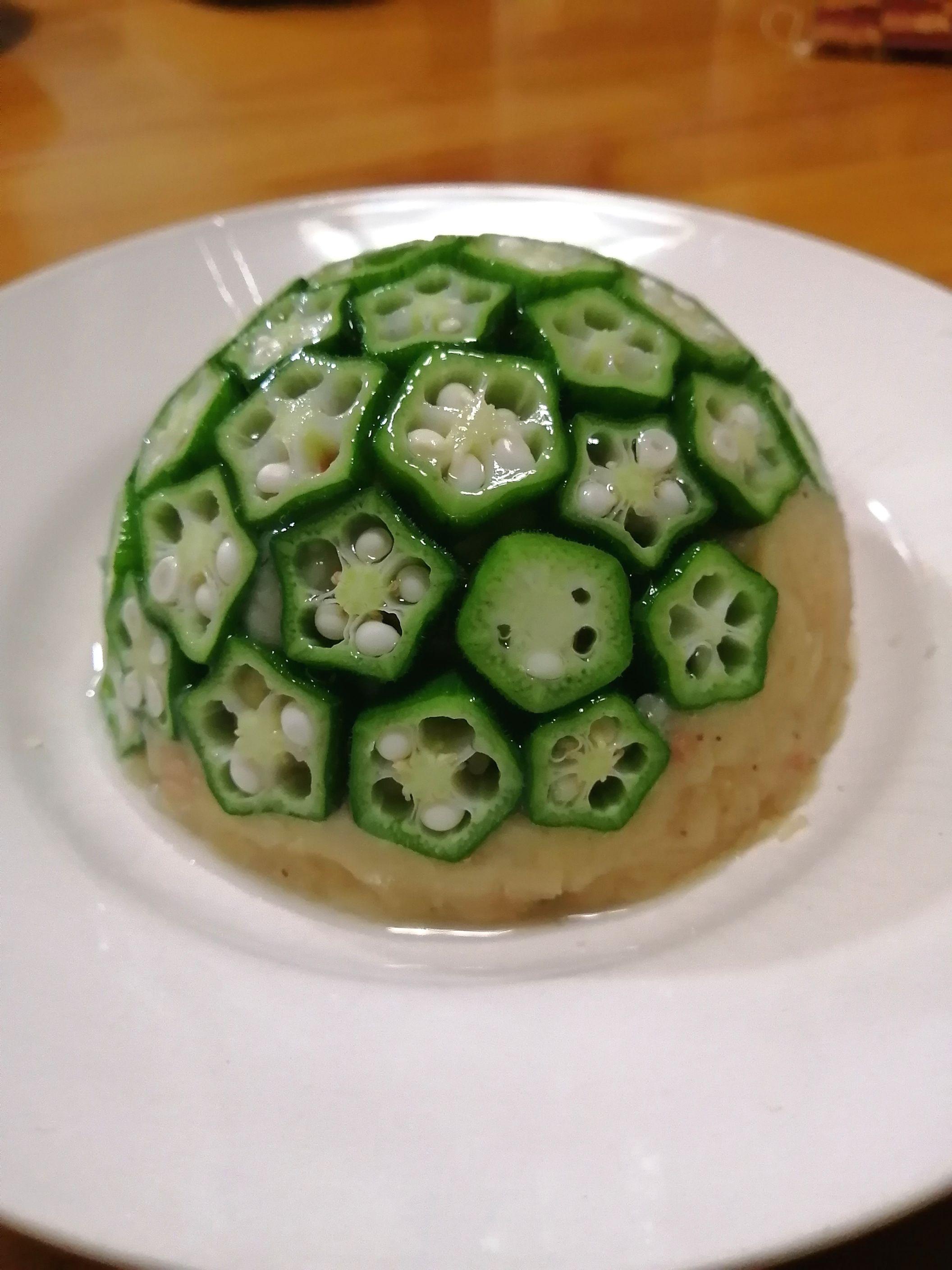 秋葵土豆泥的做法-家常味煮菜譜