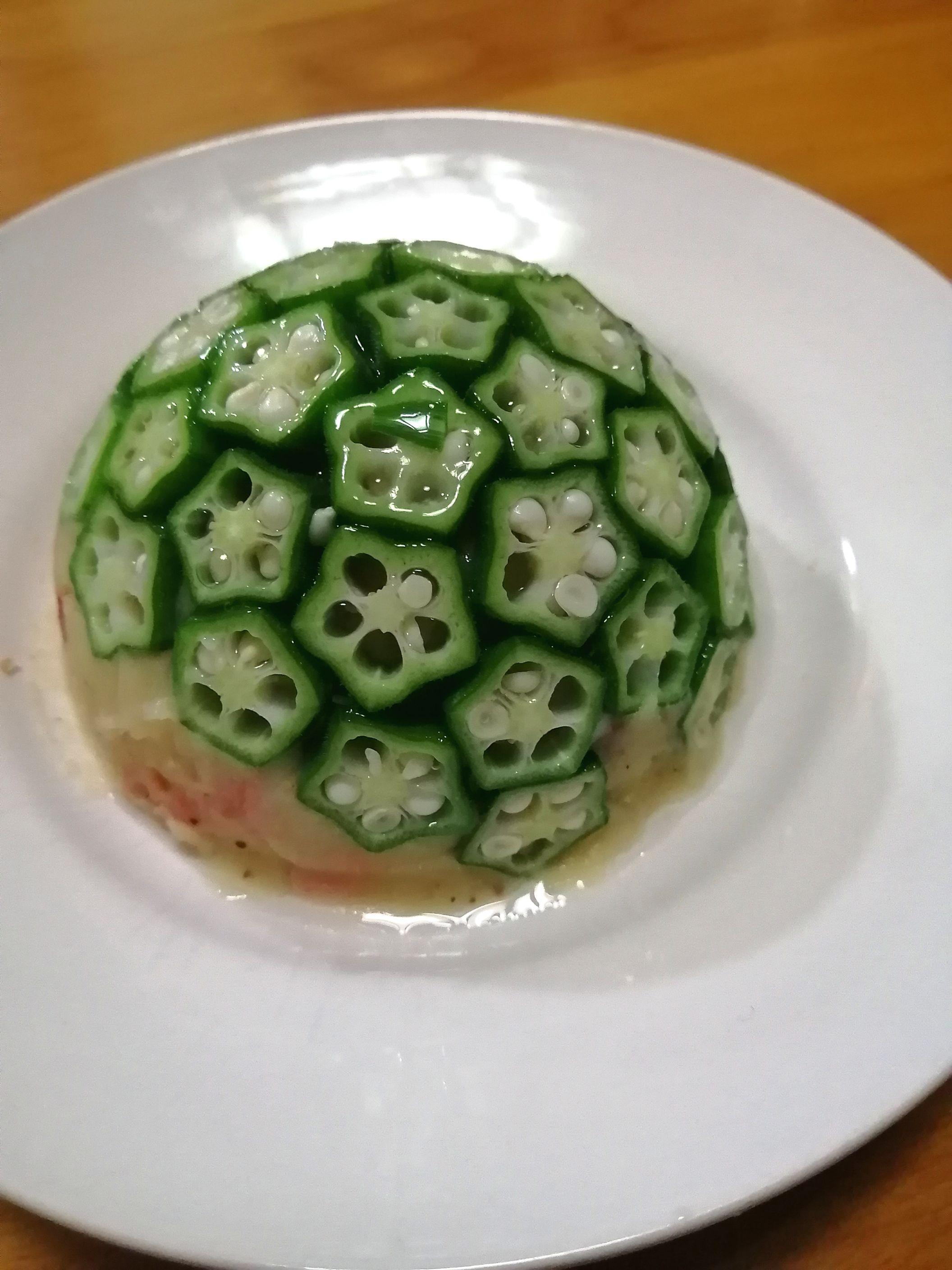 秋葵土豆泥的做法-家常味煮菜譜