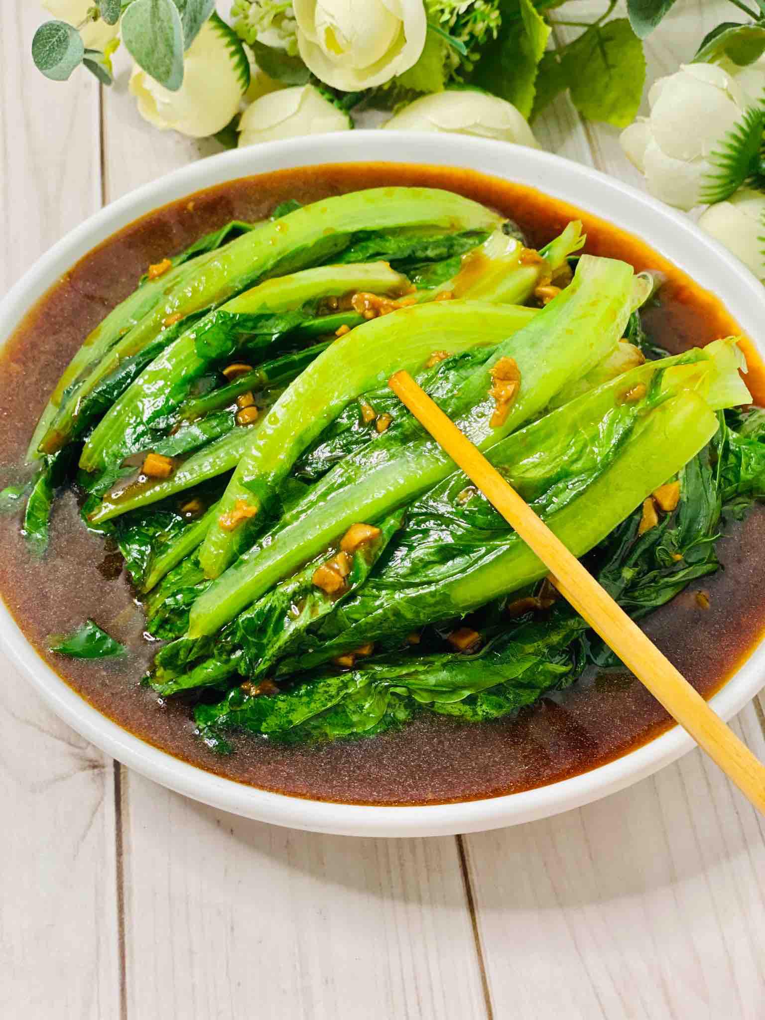 家常菜，醬拌油麥菜的做法-家常味煮菜譜