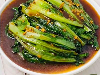 家常菜,醬拌油麥菜的作法-家常味煮菜譜