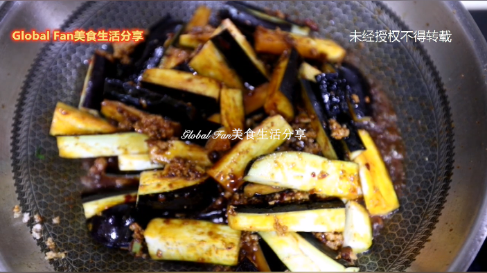 肉末醬燜茄子的做法-醬香味燜菜譜