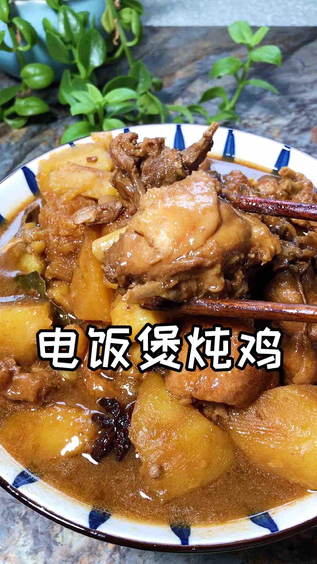 電飯煲燉雞的做法-咸鮮味燉菜譜