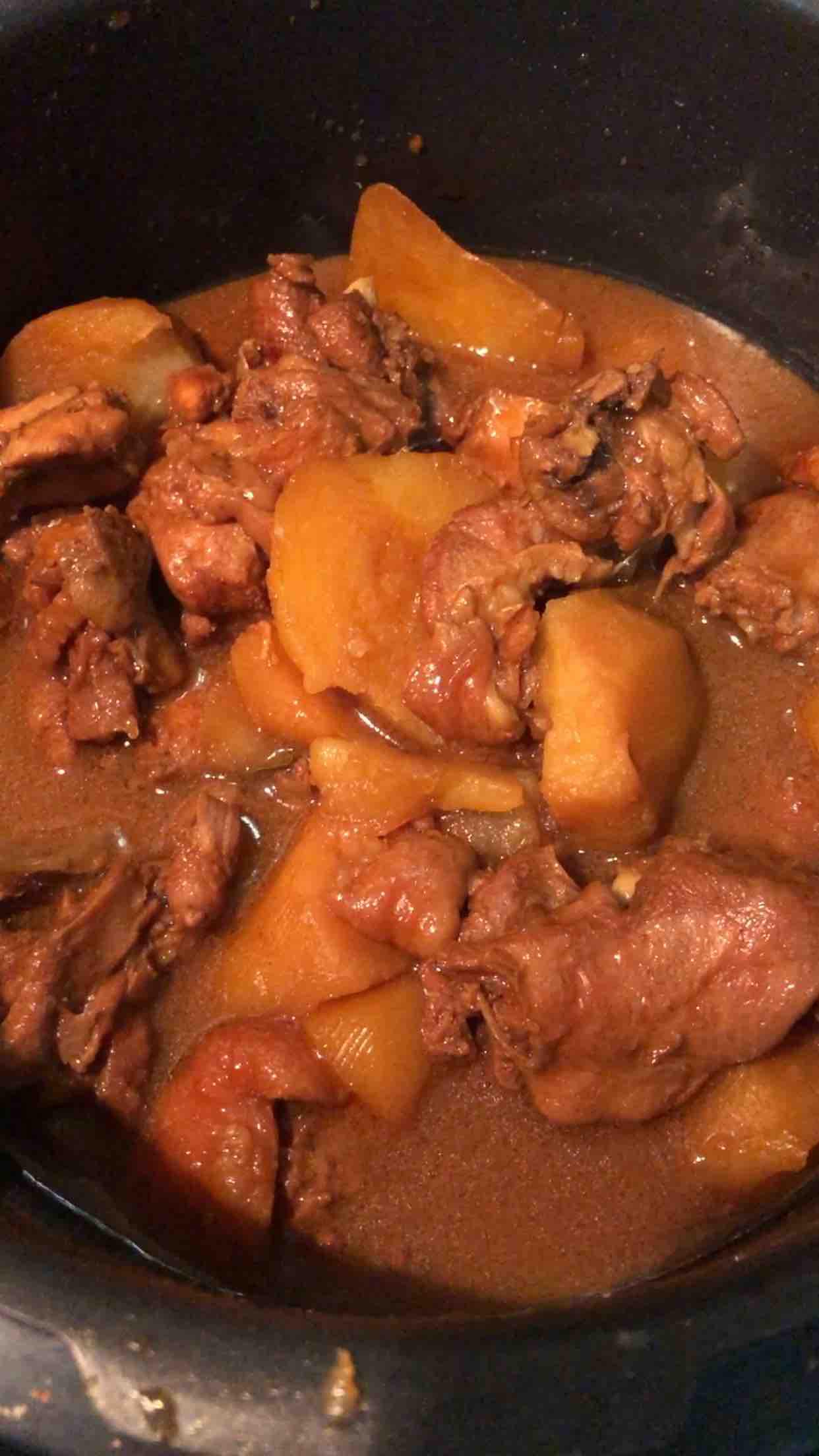 電飯煲燉雞的做法-咸鮮味燉菜譜