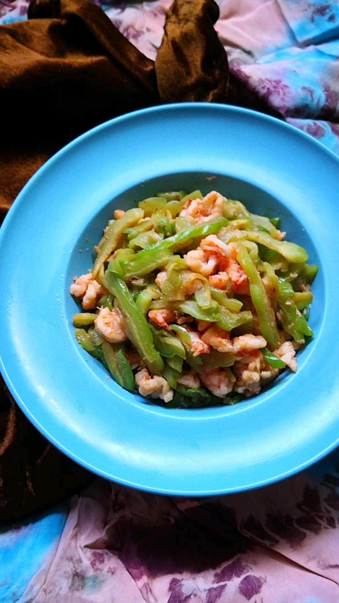 苦瓜炒蝦仁的做法-家常味炒菜譜