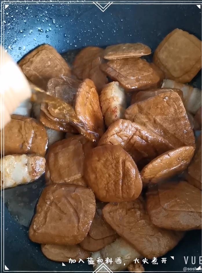 香干煲的做法-家常味煮菜譜