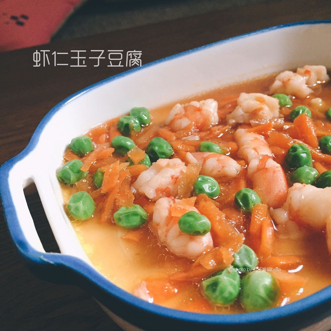 鮮美嫩滑無比可撐場面—蝦仁玉子蒸蛋的做法-家常味蒸菜譜