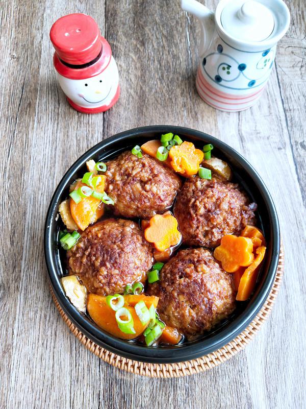 蒸牛肉獅子頭的做法-家常味蒸菜譜