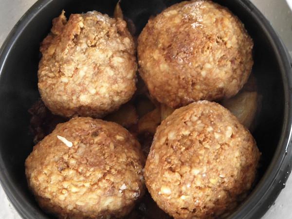 蒸牛肉獅子頭的做法-家常味蒸菜譜