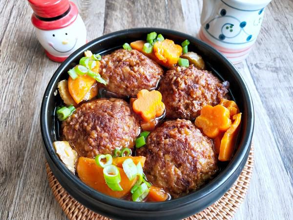 蒸牛肉獅子頭的做法-家常味蒸菜譜