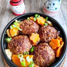 蒸牛肉獅子頭的作法-家常味蒸食譜