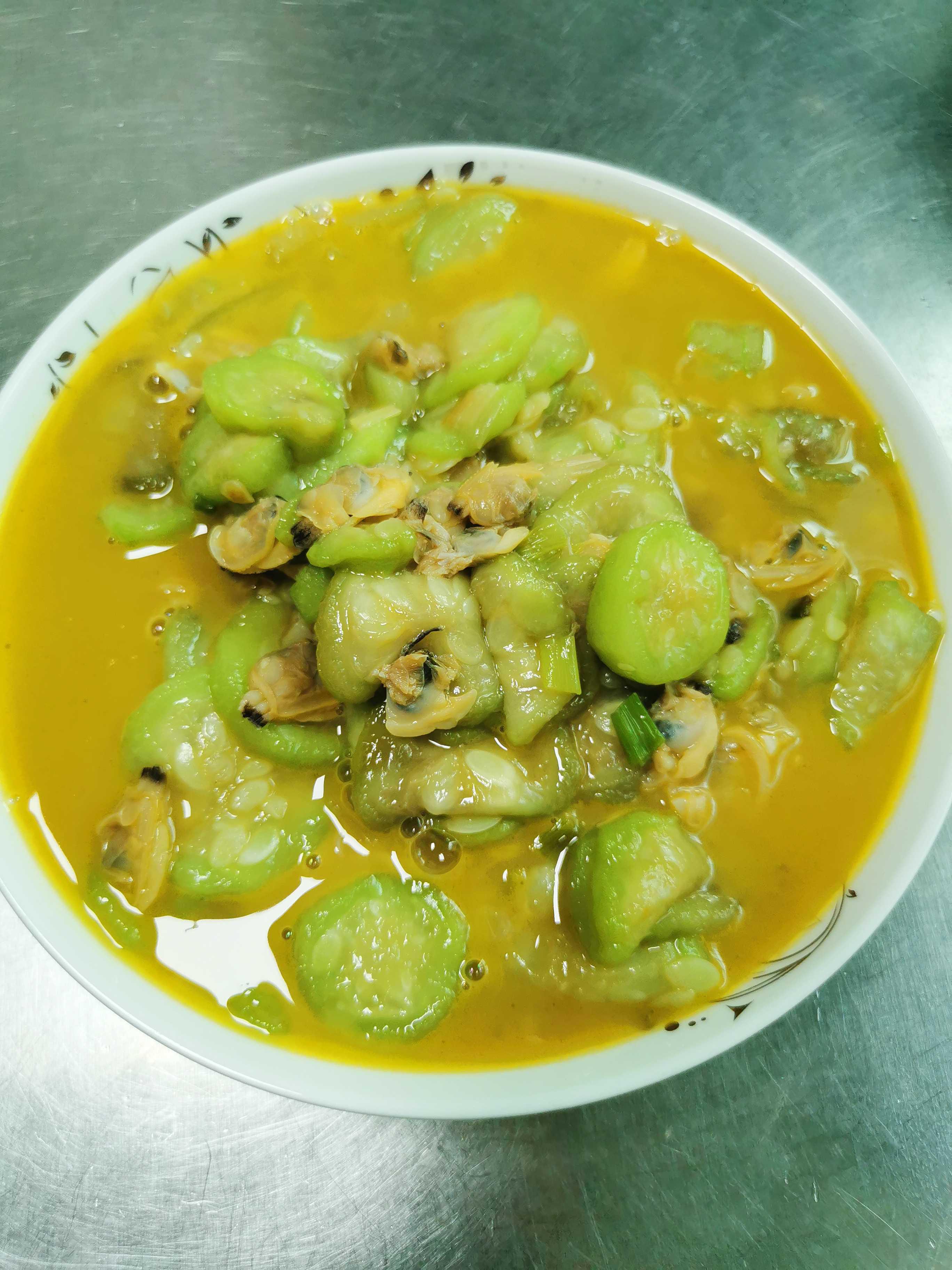 絲瓜炒蛤蜊肉的做法-家常味炒菜譜