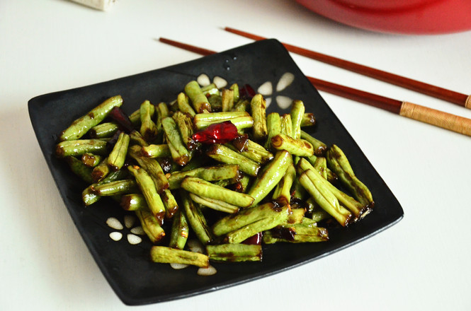干煸蕓豆的做法-家常味炒菜譜