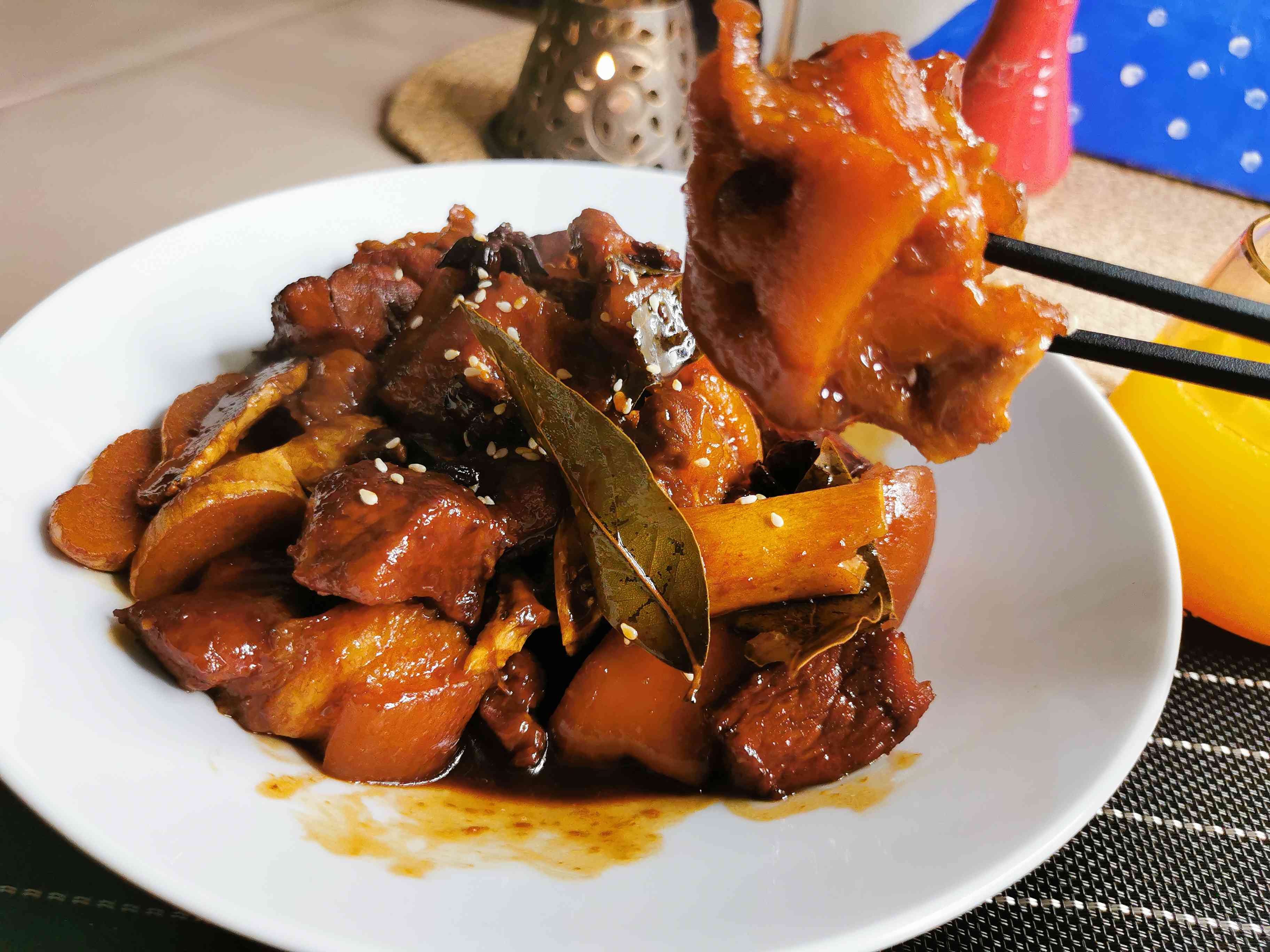 豬脊骨豬蹄紅燒肉排骨通用做法的做法-家常味煮菜譜