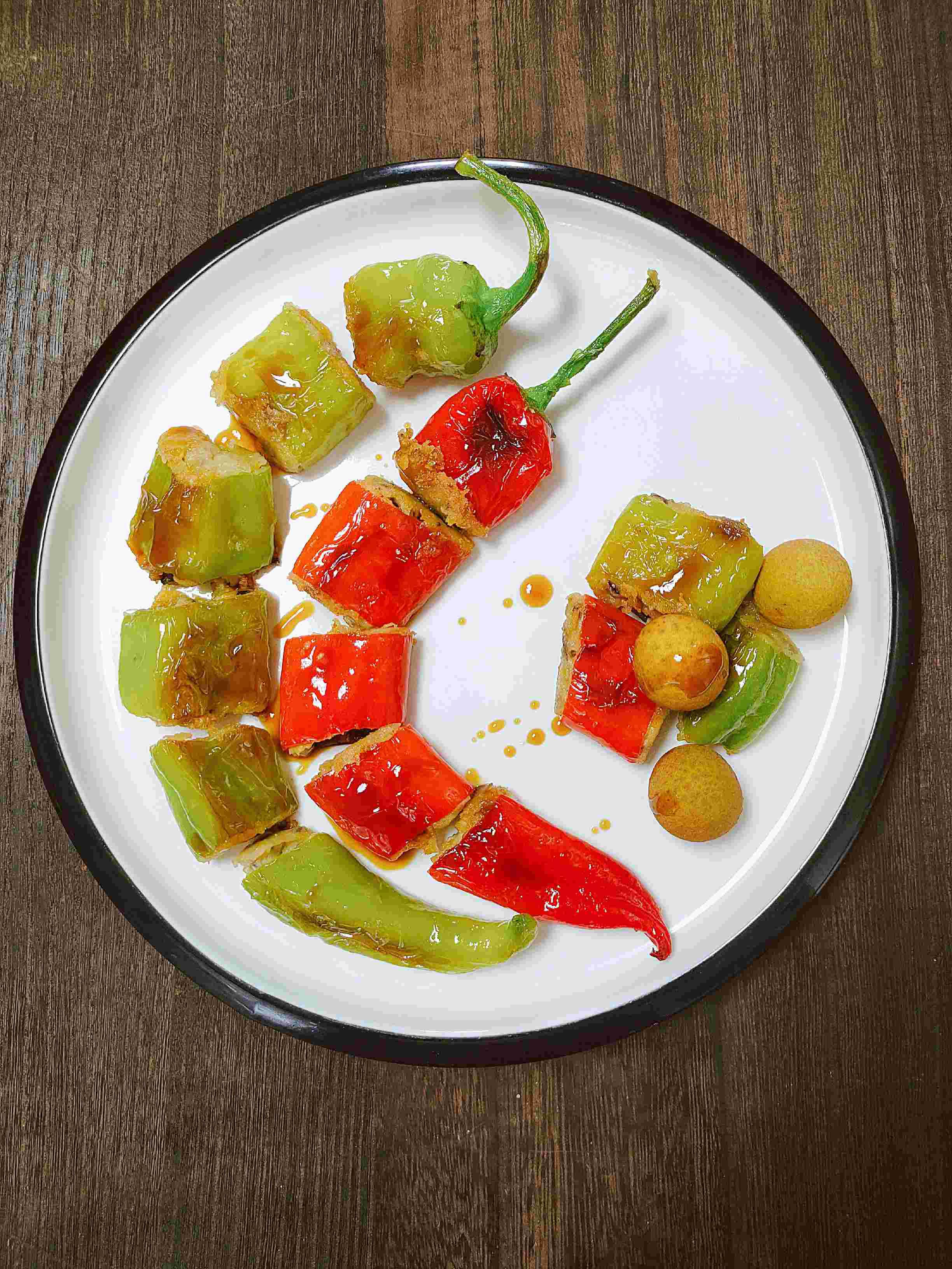 美人椒的做法-家常味煎菜譜