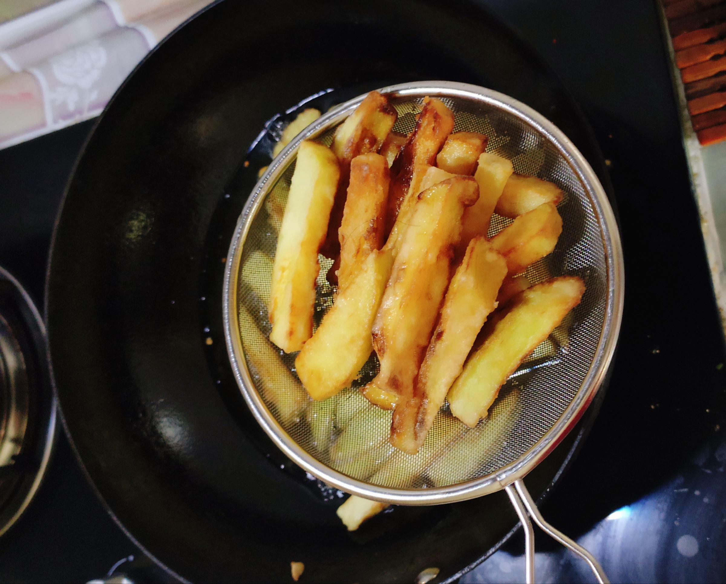 魚香茄條的做法-酸甜味炸菜譜