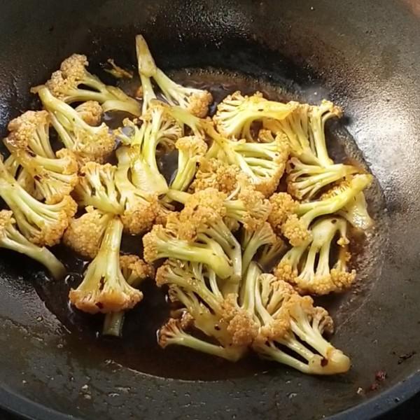 香辣花菜的做法-香辣味炒菜譜