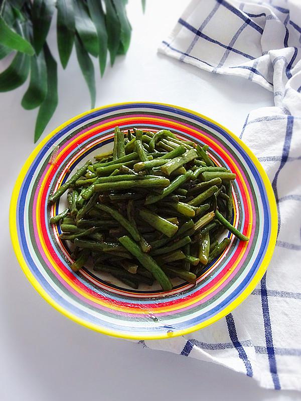 小炒豇豆的做法-家常味炒菜譜