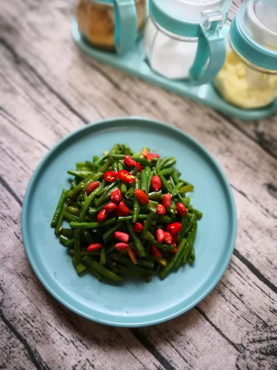 豇豆拌花生米的做法-家常味拌菜譜