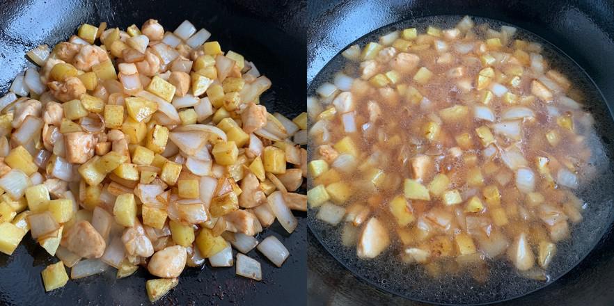 咖喱土豆雞塊的做法-咖喱味炒菜譜